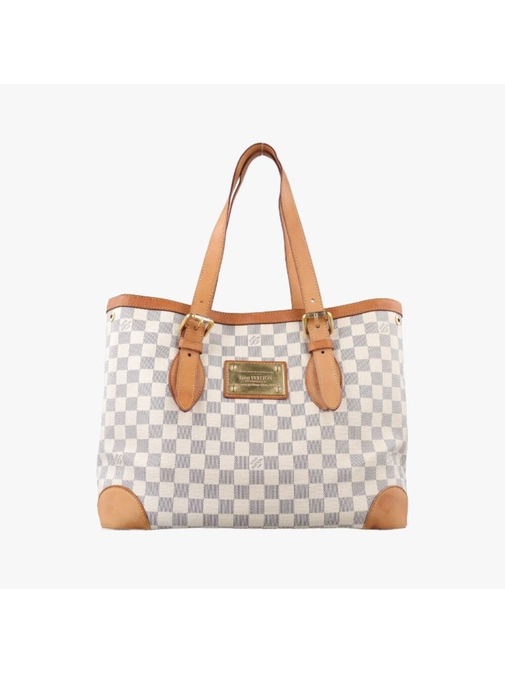 Louis Vuitton Hampstead MM Azur Damier Canvas Tote